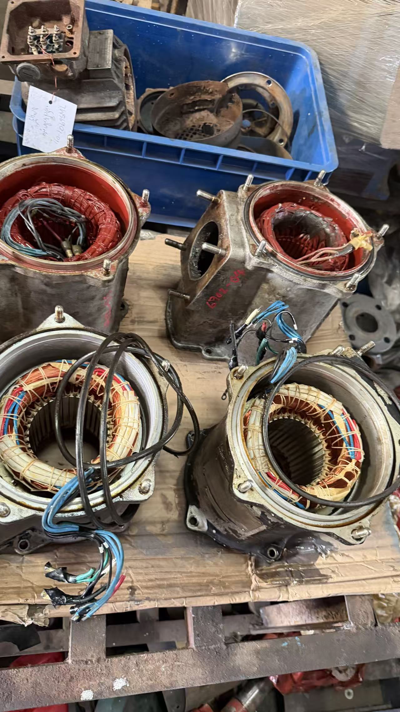 Motor and compressor component overhaul