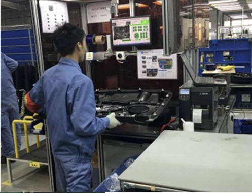 Door panel vision and electrical test